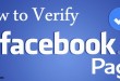 verified facebook page